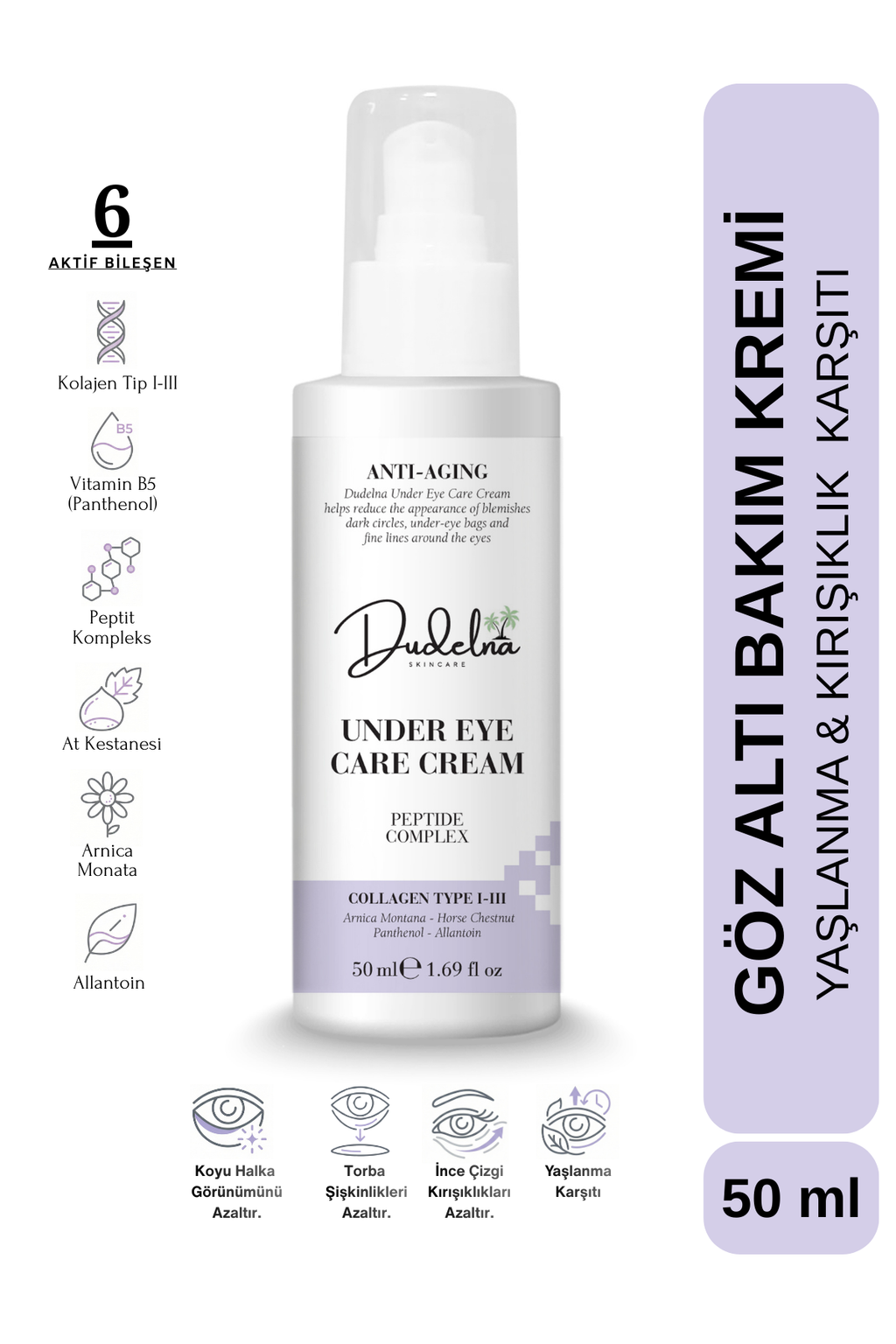 Göz Altı & Çevresi Bakım Kremi | Yaşlanma - Torbalanma & Morluk Karşıtı