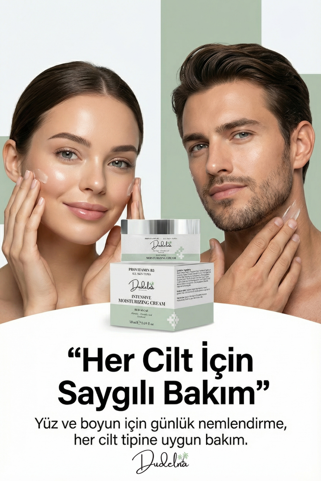 Yoğun Nemlendirici Yüz & Cilt Kremi – ProVitamin B5 | Tüm Cilt Tipleri